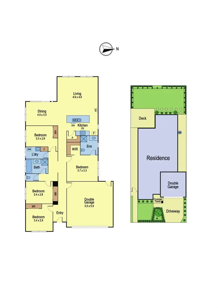 Floorplan of Homely house listing, 10 Weaver Street, Doreen VIC 3754