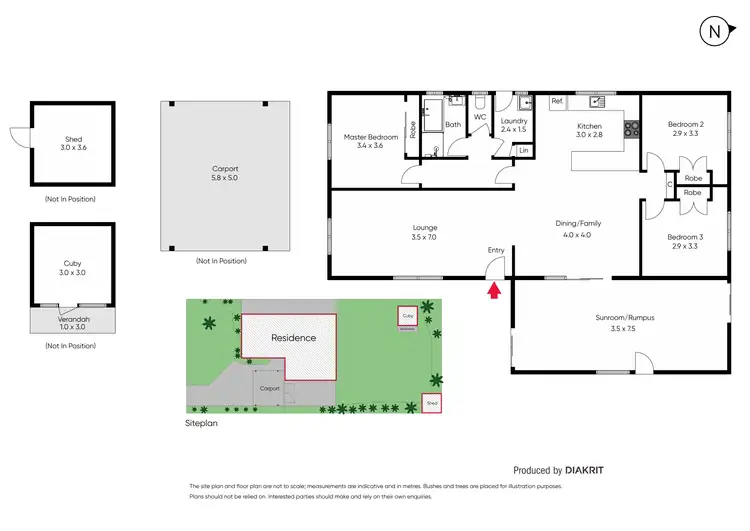 Floorplan of Homely house listing, 8 Bower Drive, Werribee VIC 3030