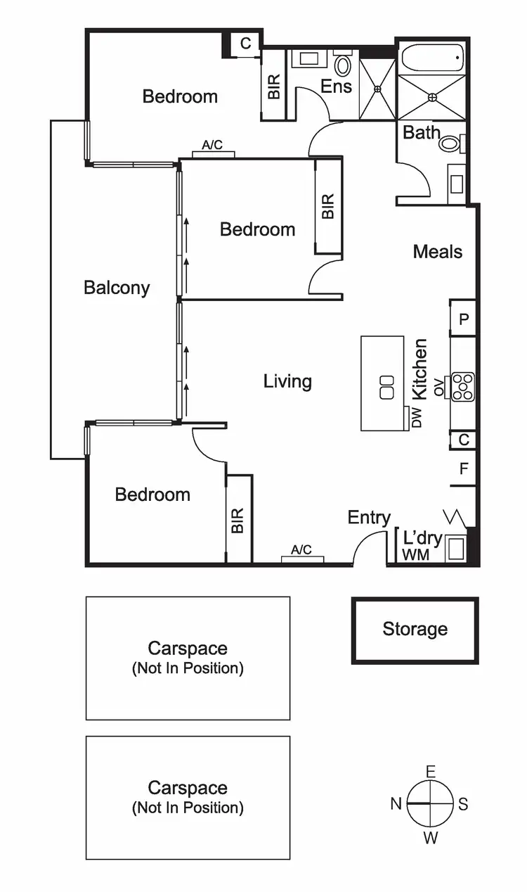 Floorplan of Homely apartment listing, 113/92 Mimosa Road, Carnegie VIC 3163