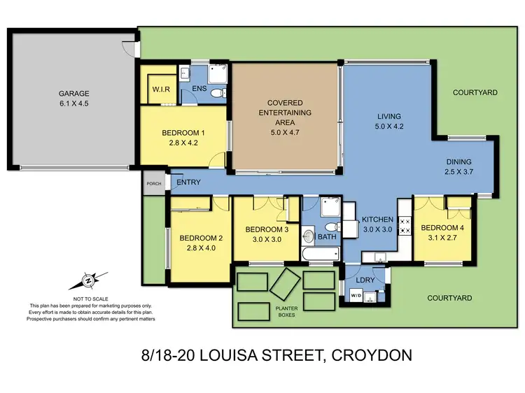 Floorplan of Homely unit listing, 8/18-20 Louisa Street, Croydon VIC 3136