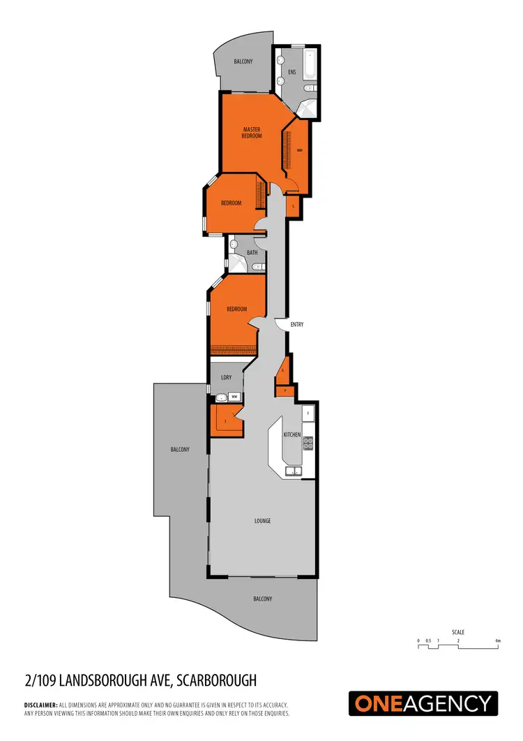 Floorplan of Homely unit listing, 2/109 Landsborough Avenue, Scarborough QLD 4020