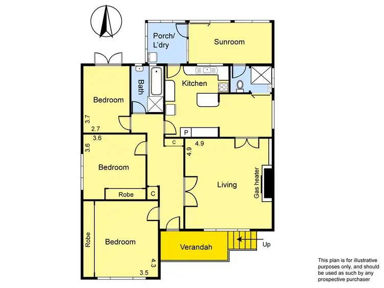 Floorplan of Homely house listing, 116 Nell Street, Greensborough VIC 3088