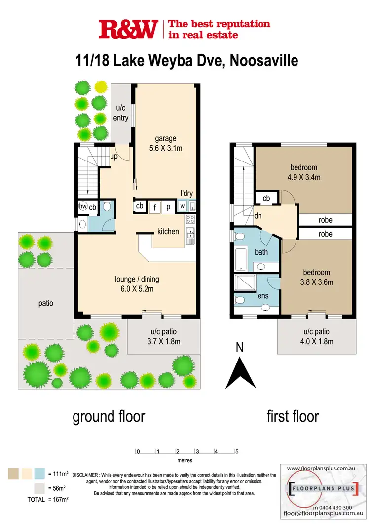Floorplan of Homely townhouse listing, 11/18 Lake Weyba Drive, Noosaville QLD 4566