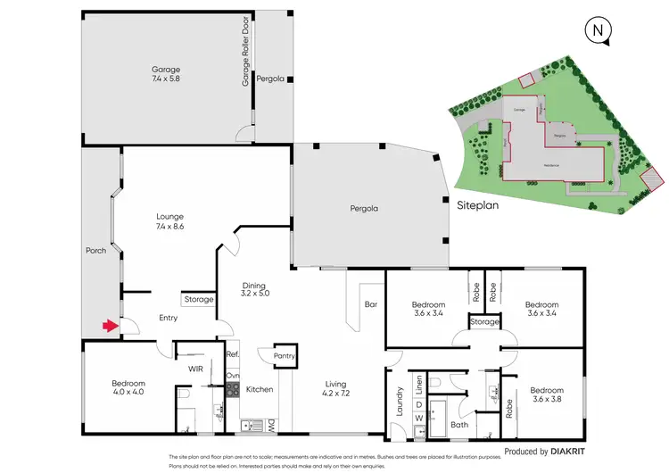 Floorplan of Homely house listing, 4 Sleeth Court, Melton West VIC 3337