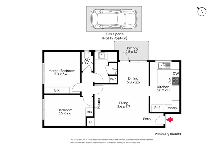 Floorplan of Homely apartment listing, 7/19 Dalgety Street, St Kilda VIC 3182