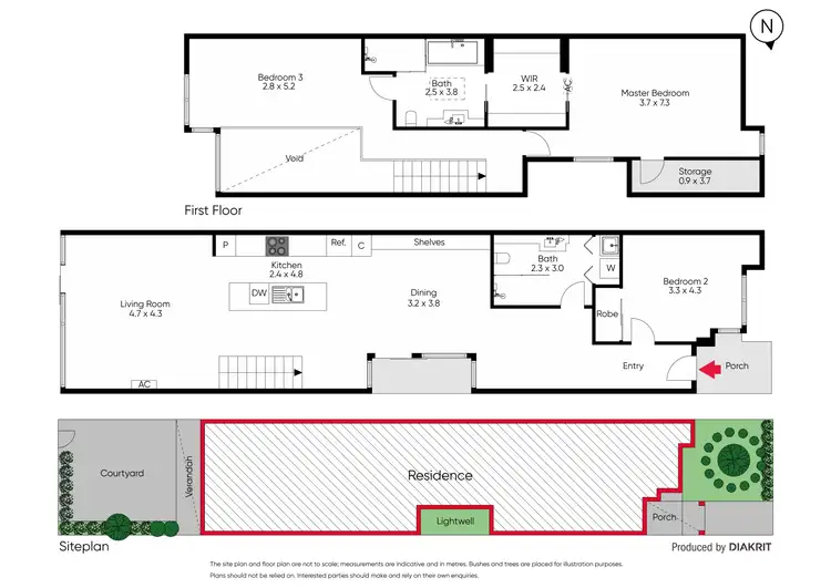 Floorplan of Homely house listing, 2/11 Fielding Street, Yarraville VIC 3013