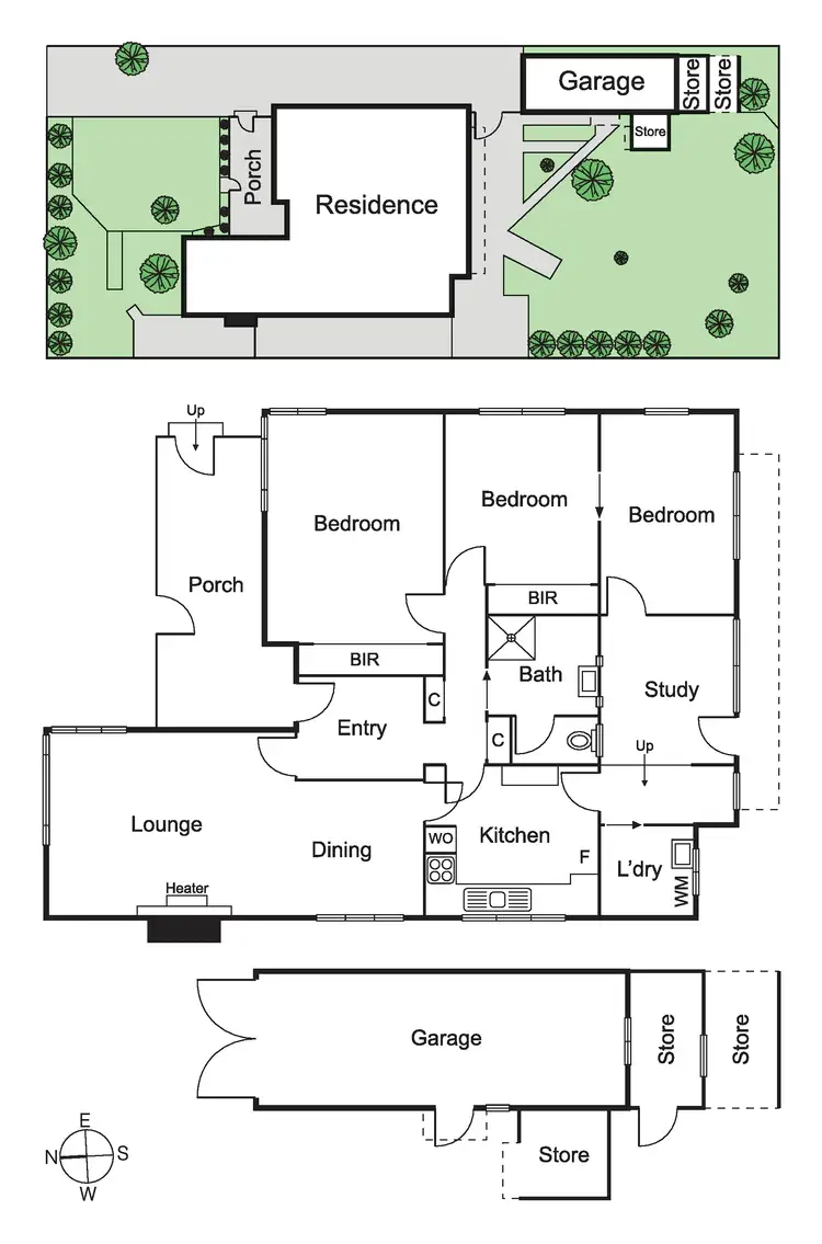Floorplan of Homely house listing, 24 Yawla Street, Bentleigh VIC 3204