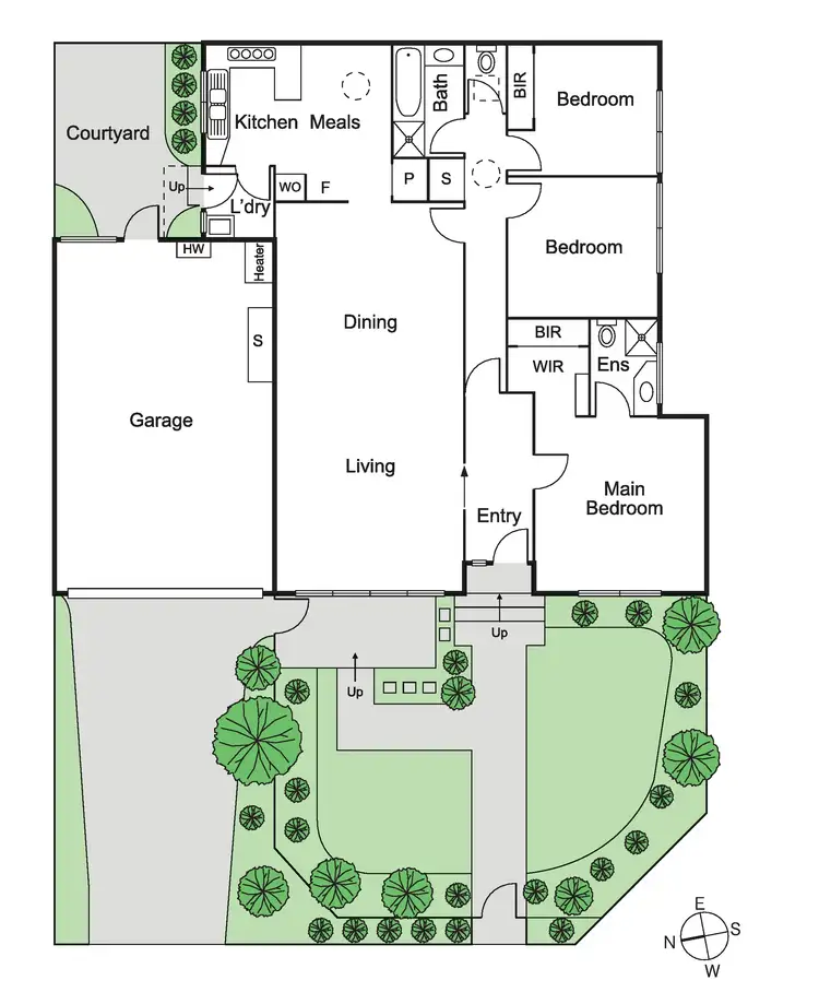 Floorplan of Homely unit listing, 1/30 Bambra Road, Caulfield North VIC 3161