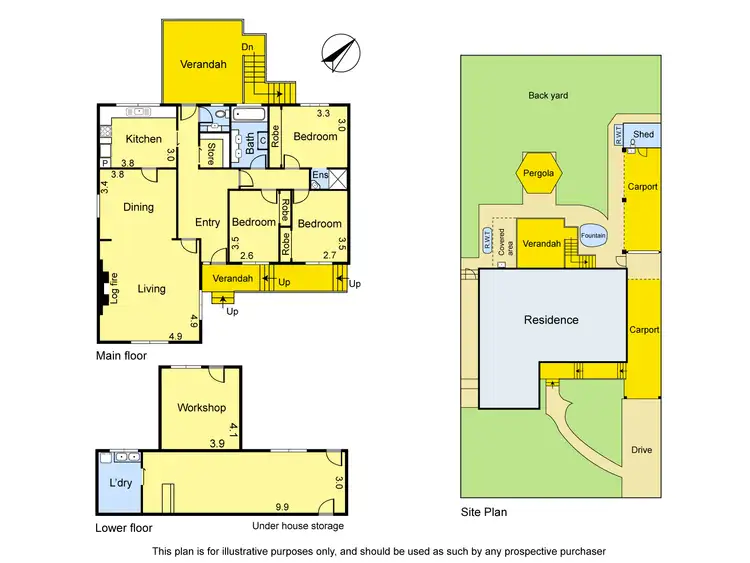Floorplan of Homely house listing, 183 Plenty River Drive, Greensborough VIC 3088