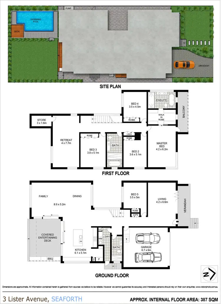 Floorplan of Homely house listing, 3 Lister Avenue, Seaforth NSW 2092