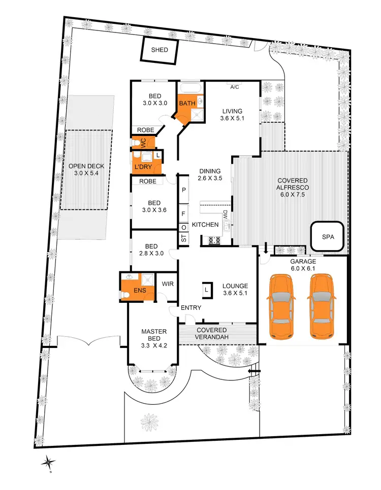 Floorplan of Homely house listing, 12 Maddison Court, Leopold VIC 3224