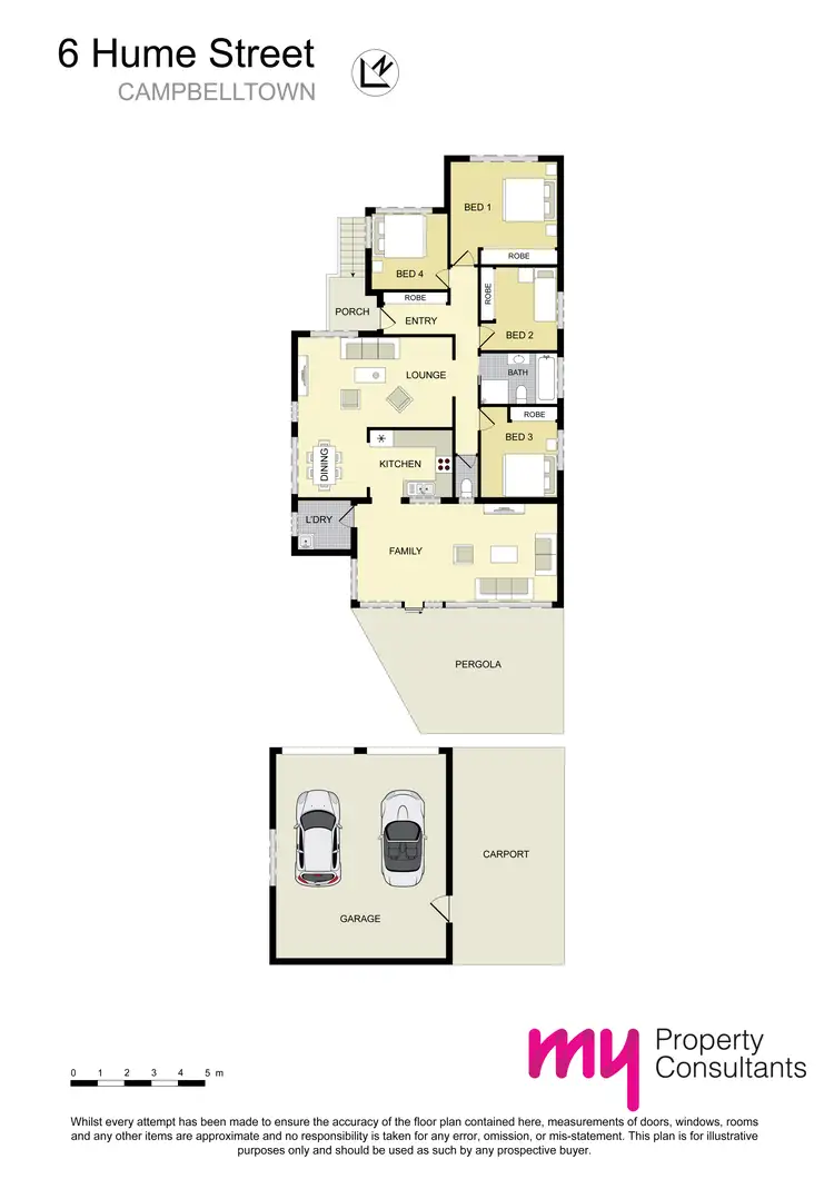 Floorplan of Homely house listing, 6 Hume Street, Campbelltown NSW 2560