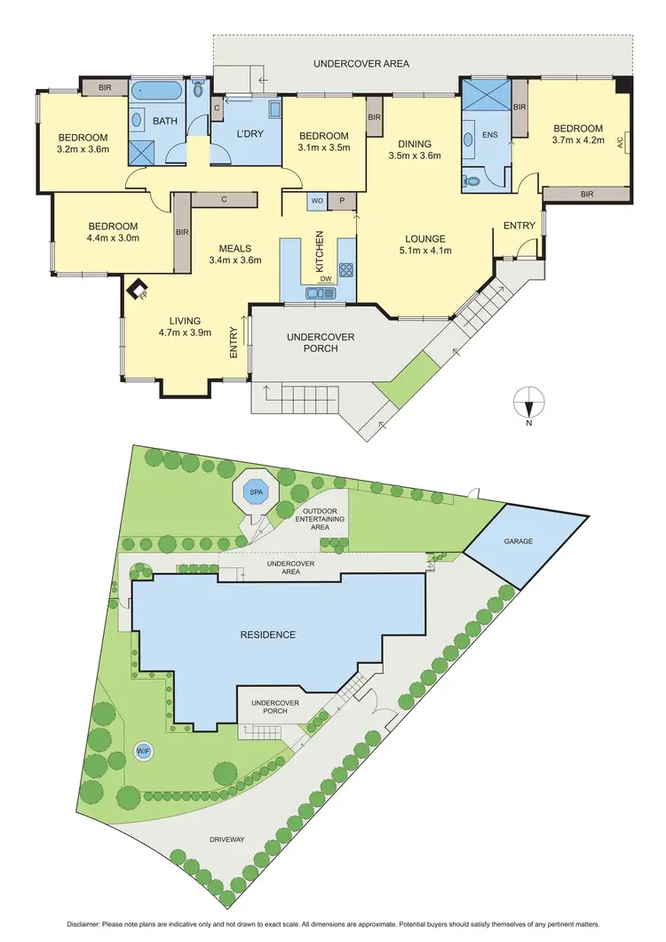 Floorplan of Homely house listing, 5 Maldon Place, Wattle Glen VIC 3096