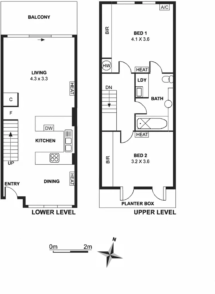 Floorplan of Homely townhouse listing, 6/59 Westbank Terrace, Richmond VIC 3121