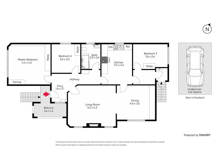 Floorplan of Homely apartment listing, 2/4 Garden Court, Elwood VIC 3184