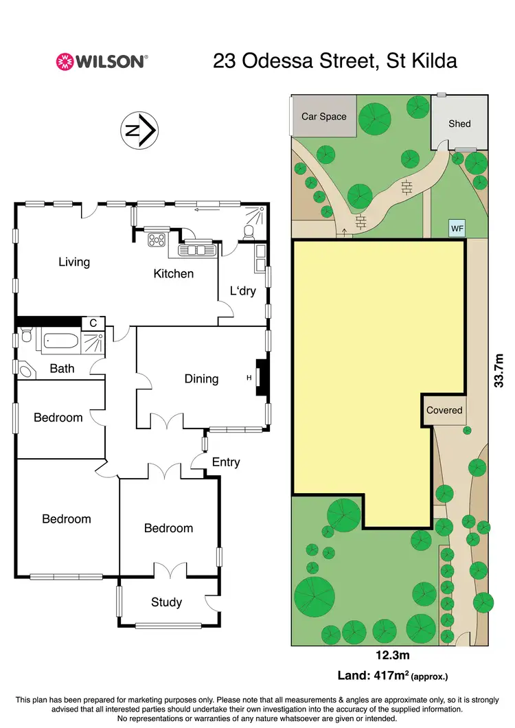 Floorplan of Homely house listing, 23 Odessa Street, St Kilda VIC 3182