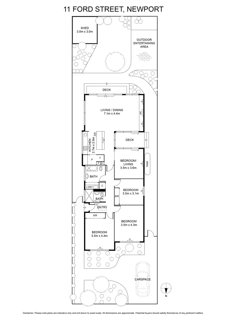 Floorplan of Homely house listing, 11 Ford Street, Newport VIC 3015