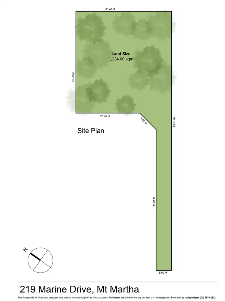 Floorplan of Homely house listing, 219 Marine Drive, Mount Martha VIC 3934