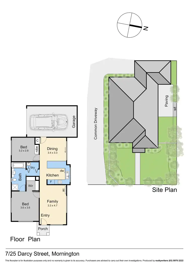 Floorplan of Homely unit listing, 7/25 Darcy Street, Mornington VIC 3931