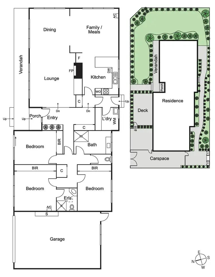 Floorplan of Homely house listing, 3 Boake Street, Carnegie VIC 3163