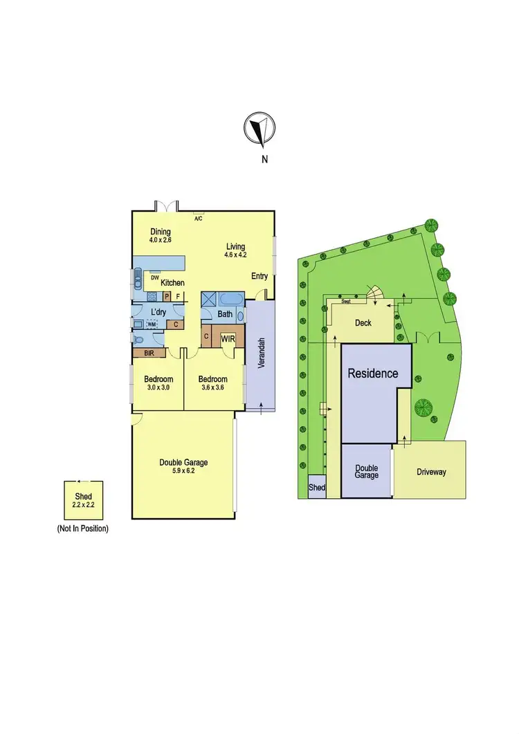 Floorplan of Homely unit listing, 1/58 Beard Street, Eltham VIC 3095