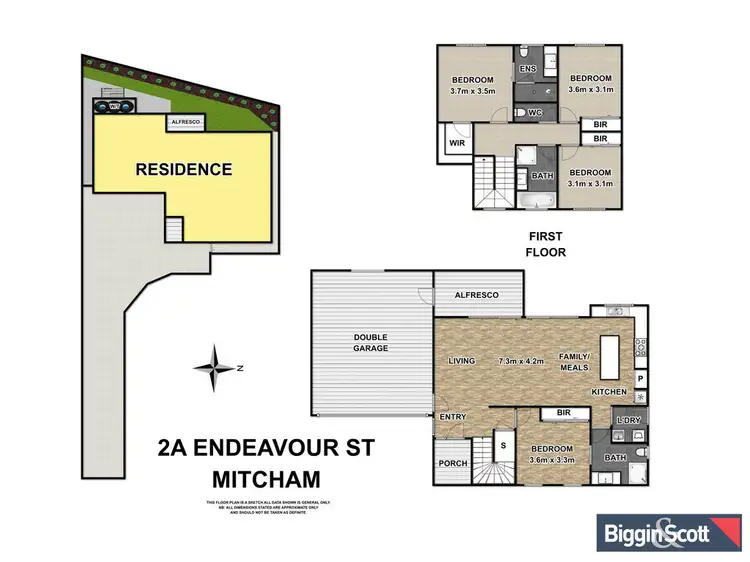 Floorplan of Homely house listing, 2a Endeavour Street, Mitcham VIC 3132