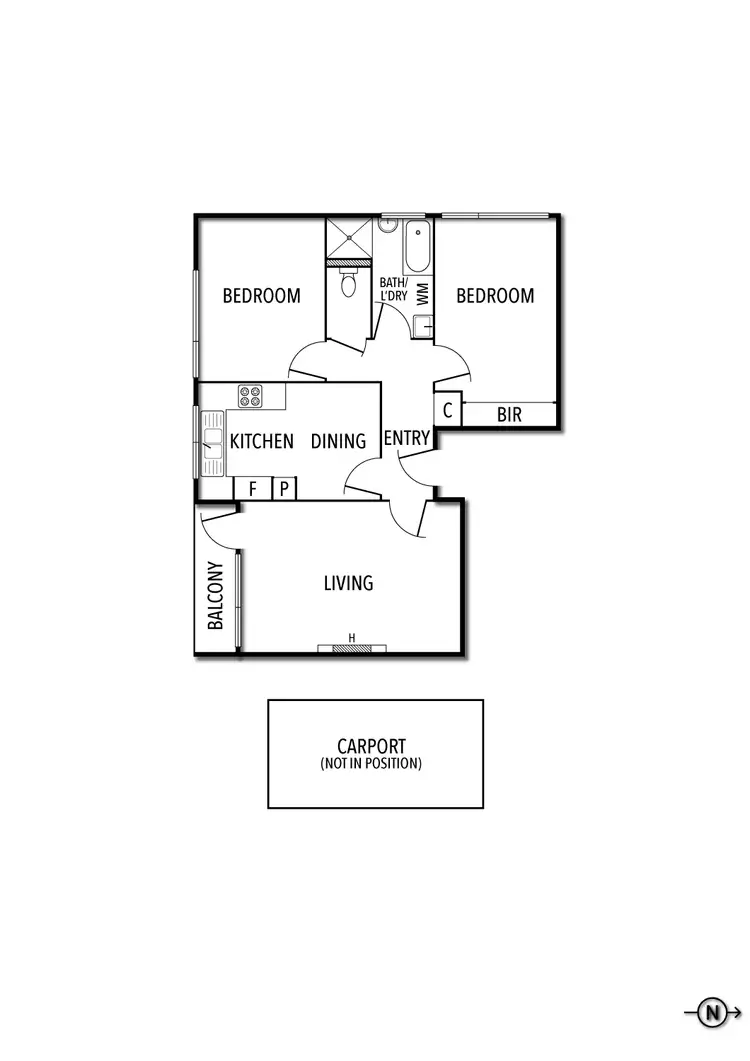 Floorplan of Homely apartment listing, 6/27 Venus Street, Caulfield South VIC 3162