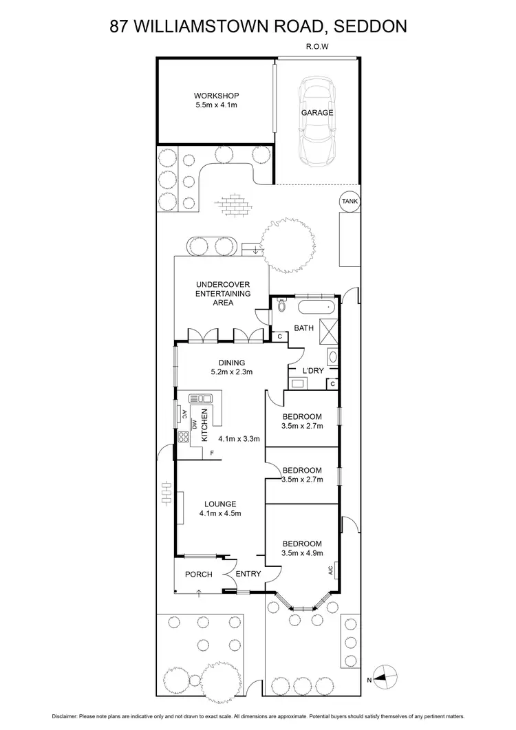 Floorplan of Homely house listing, 87 Williamstown Road, Seddon VIC 3011