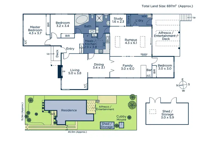 Floorplan of Homely house listing, 74 Margaret Street, Box Hill VIC 3128