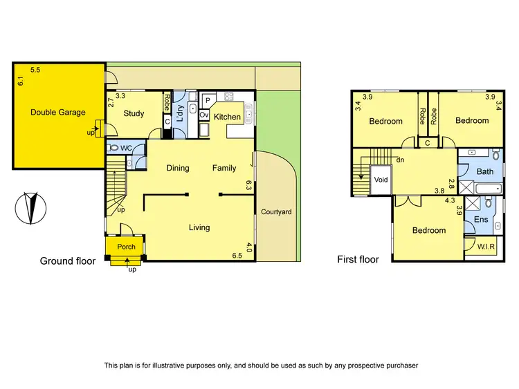 Floorplan of Homely townhouse listing, 3/196 Foote Street, Templestowe VIC 3106