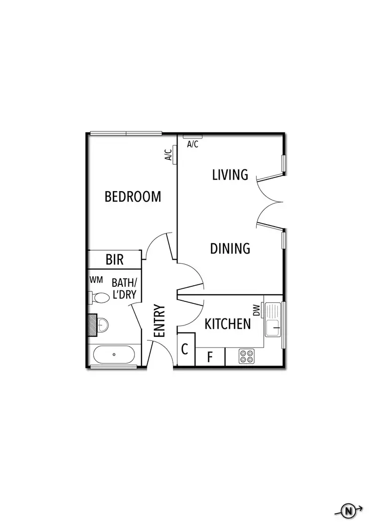 Floorplan of Homely apartment listing, 15/82 Pakington Street, St Kilda VIC 3182