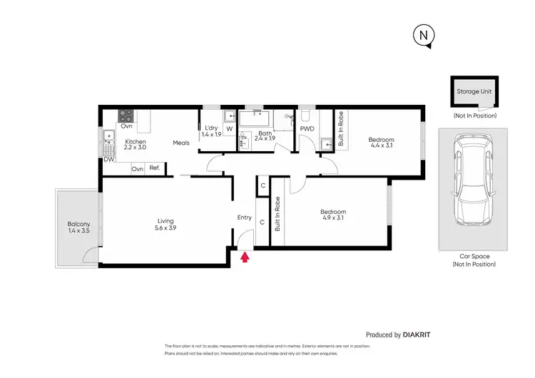 Floorplan of Homely apartment listing, 15/34 Kensington Road, South Yarra VIC 3141