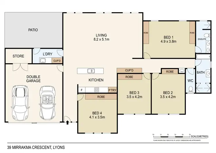 Floorplan of Homely house listing, 39 Mirrakma Crescent, Lyons NT 810