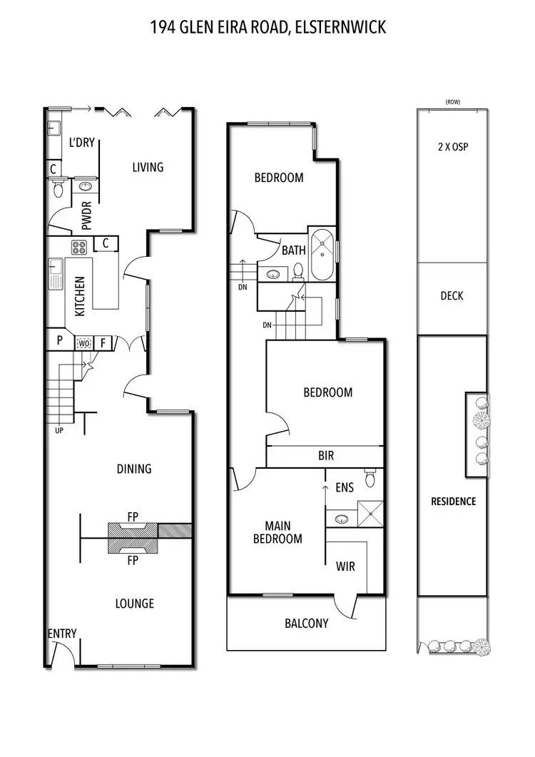 Floorplan of Homely house listing, 194 Glen Eira Road, Elsternwick VIC 3185
