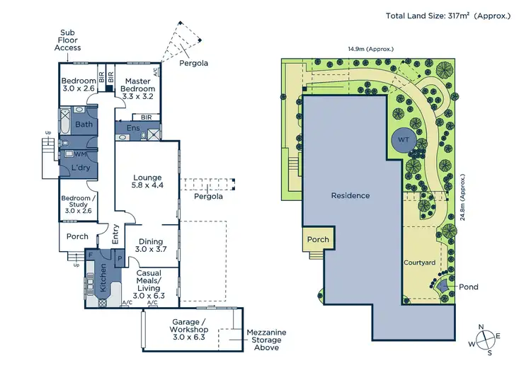 Floorplan of Homely unit listing, 6/219 Mahoneys Road, Forest Hill VIC 3131