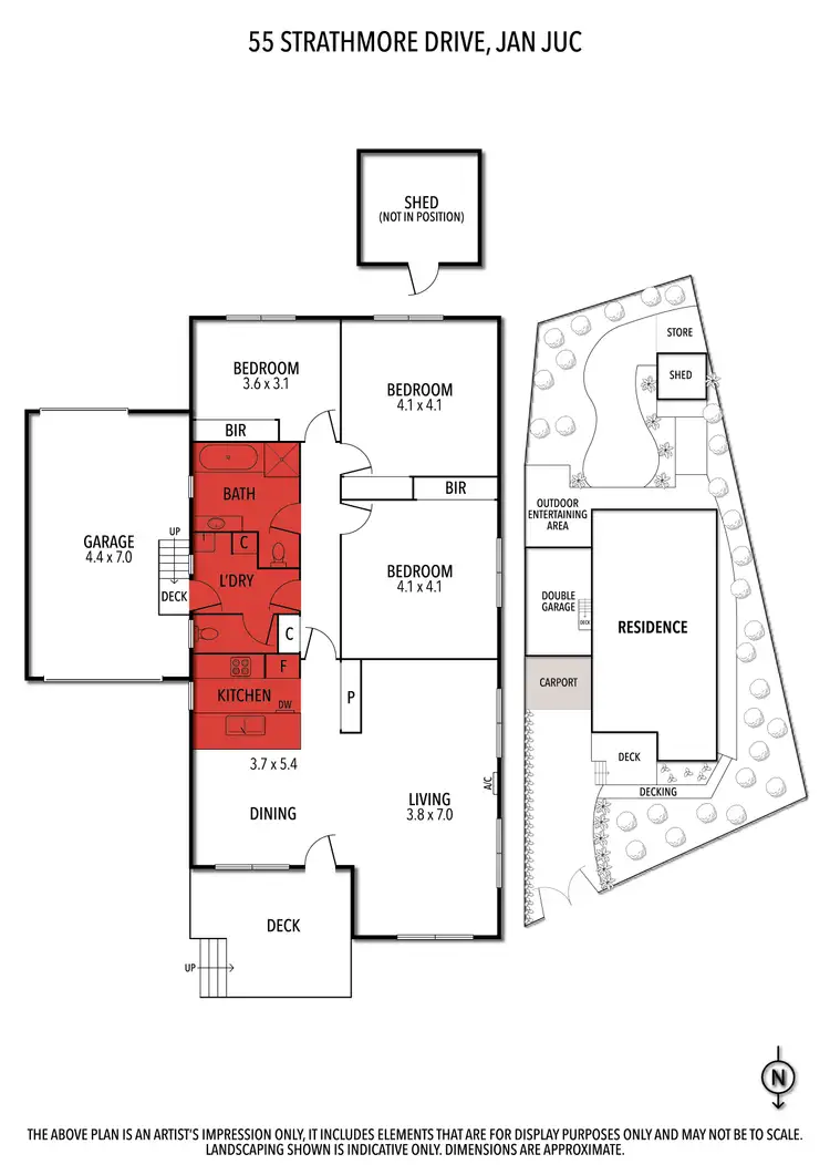 Floorplan of Homely house listing, 55 Strathmore Drive, Jan Juc VIC 3228