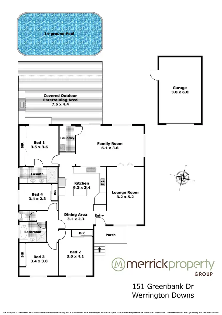 Floorplan of Homely house listing, 151 Greenbank Drive, Werrington Downs NSW 2747