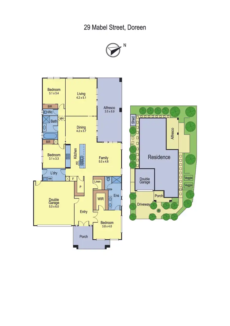 Floorplan of Homely house listing, 29 Mabel Street, Doreen VIC 3754