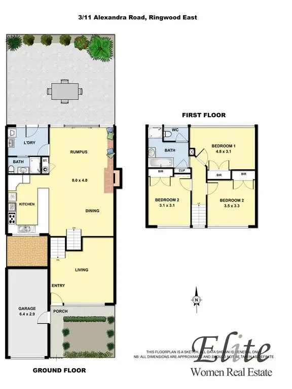 Floorplan of Homely unit listing, 3/11 Alexandra Road, Ringwood East VIC 3135