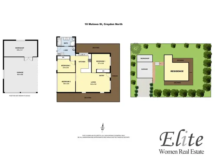 Floorplan of Homely house listing, 10 Mulawa Street, Croydon North VIC 3136