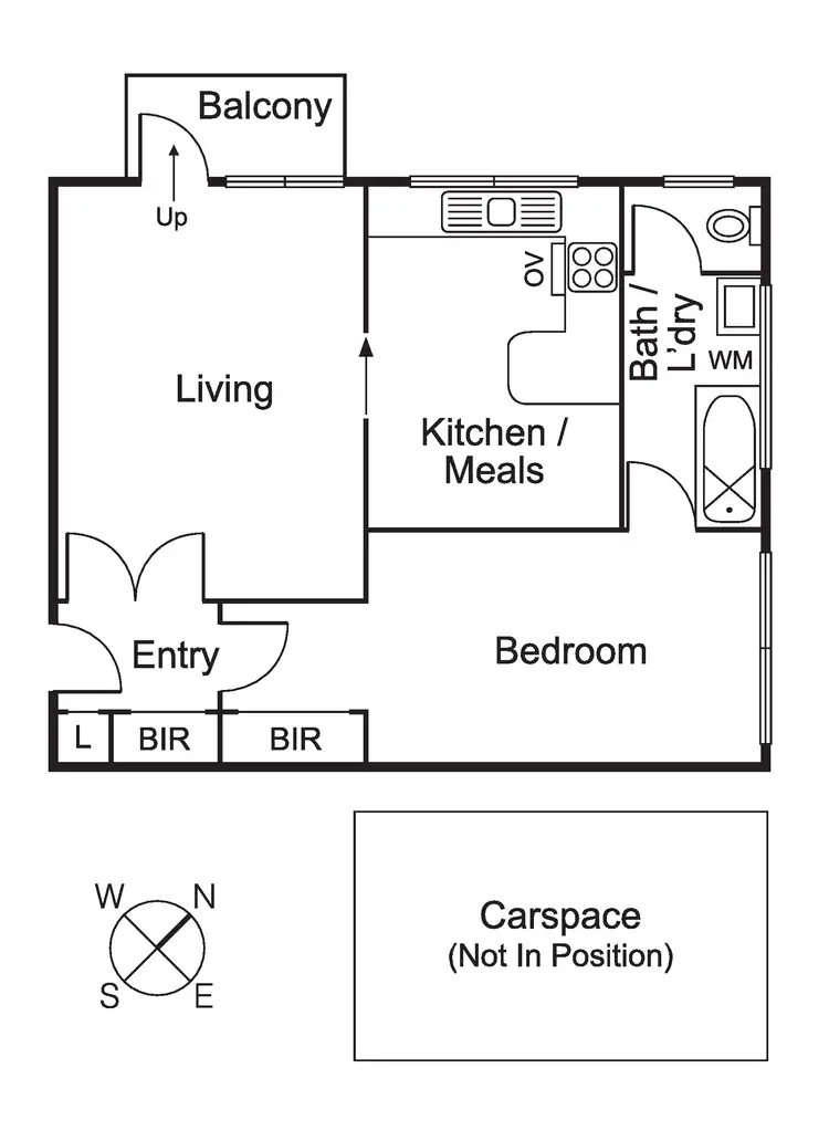 Floorplan of Homely apartment listing, 1/219 Brighton Road, Elwood VIC 3184