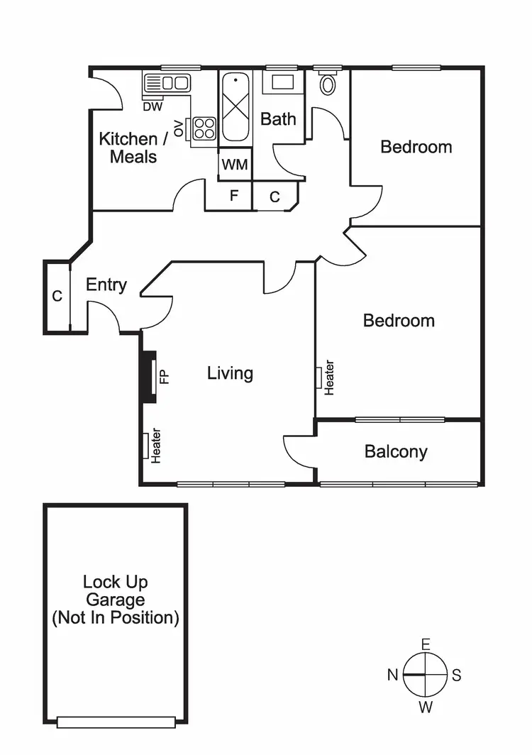 Floorplan of Homely apartment listing, 10/205 Alma Road, St Kilda East VIC 3183