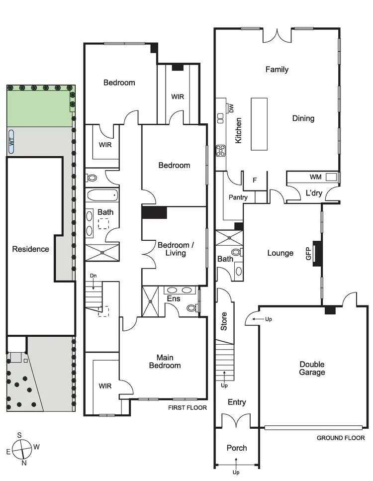 Floorplan of Homely townhouse listing, 34A Marara Road, Caulfield South VIC 3162