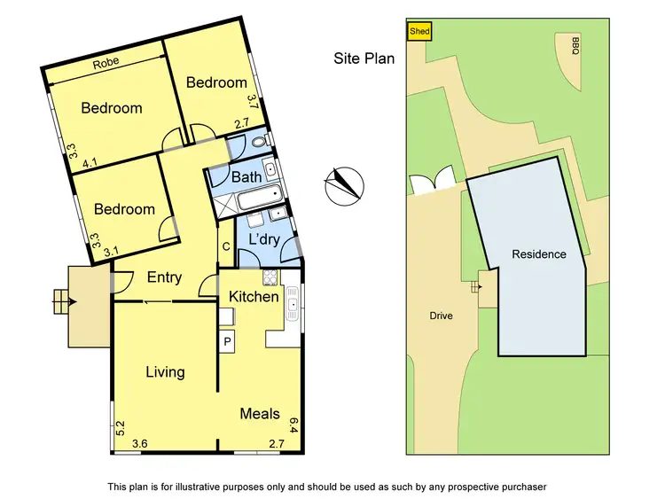 Floorplan of Homely house listing, 9 Landbury Road, Bundoora VIC 3083