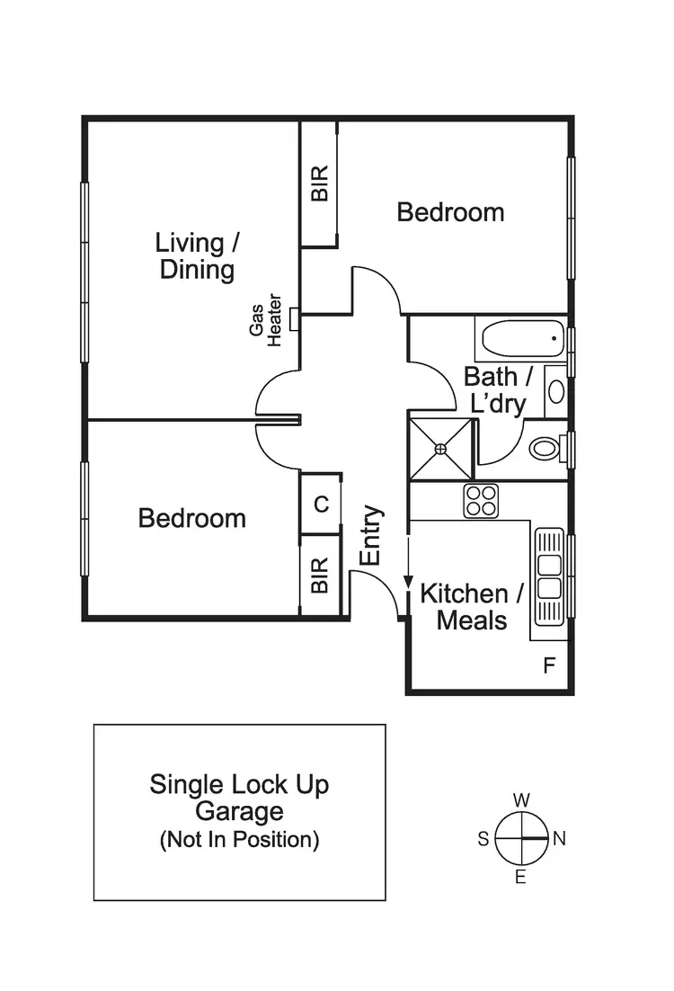 Floorplan of Homely apartment listing, 4/132 Alexandra Street, St Kilda East VIC 3183