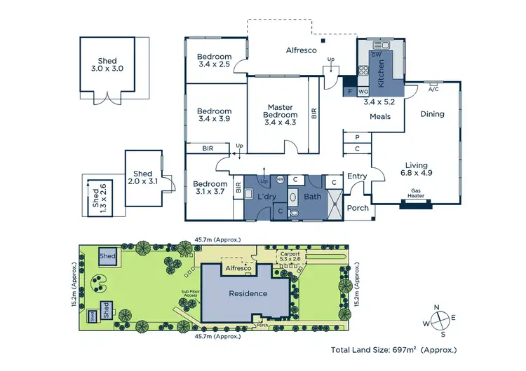 Floorplan of Homely house listing, 14 Linden Street, Blackburn VIC 3130