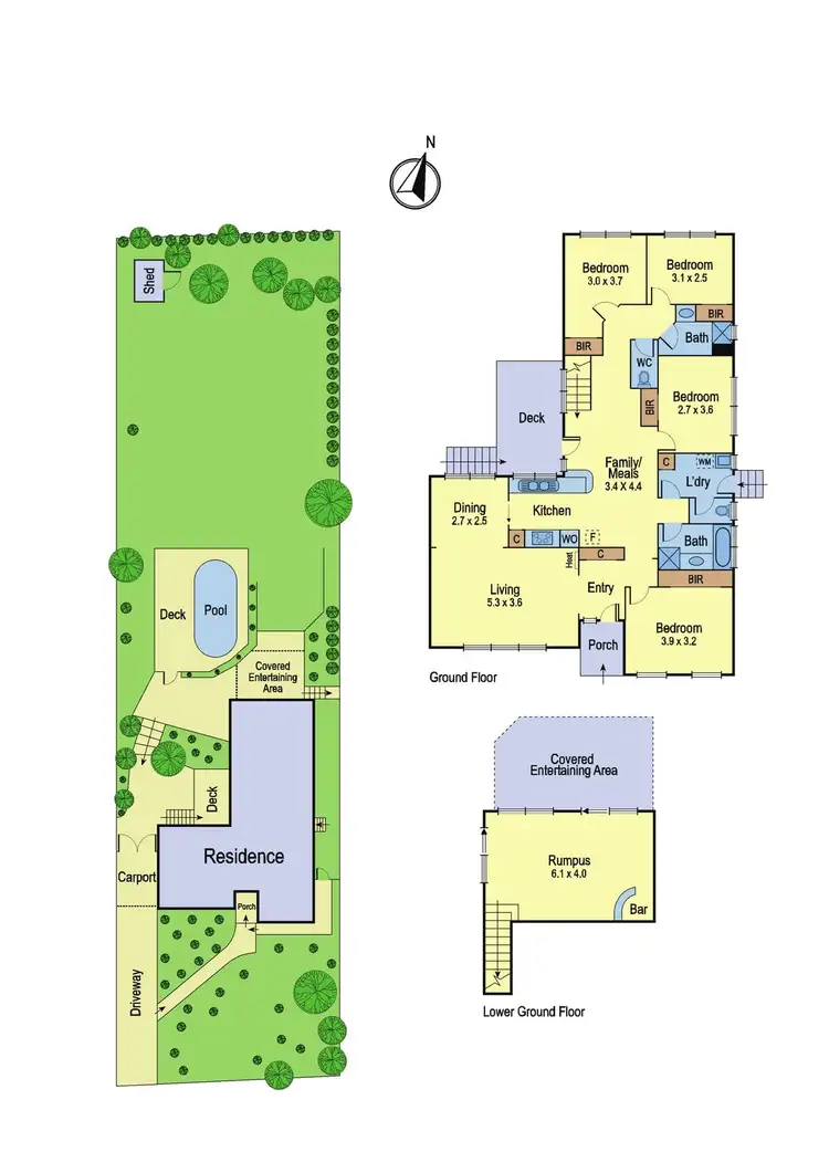 Floorplan of Homely house listing, 37 Shalbury Avenue, Eltham VIC 3095