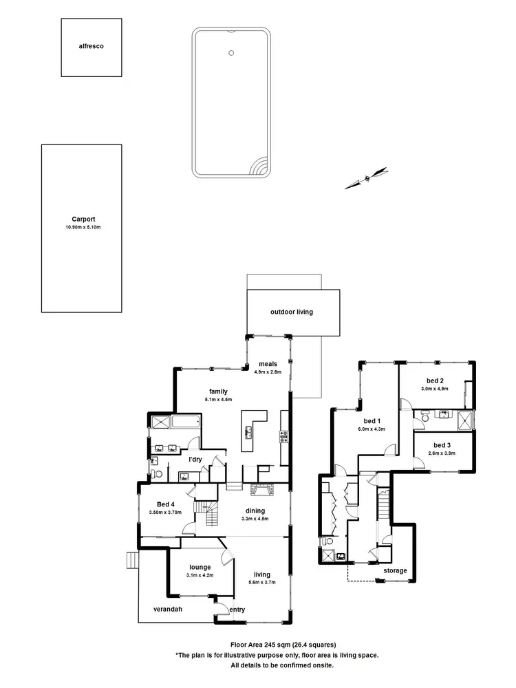Floorplan of Homely house listing, 64 Mast Gully Road, Upwey VIC 3158