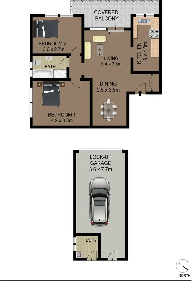 Floorplan of Homely apartment listing, 10/30 Guinea Street, Kogarah NSW 2217