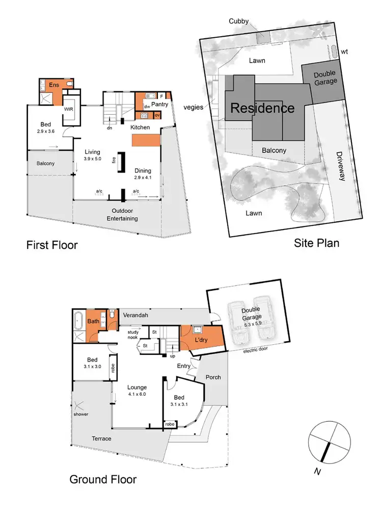 Floorplan of Homely house listing, 41 Latrobe Parade, Dromana VIC 3936